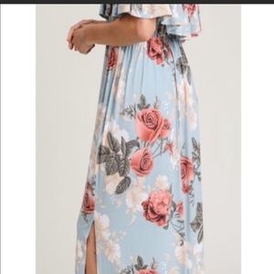 Ladies Maxi Dress Floral